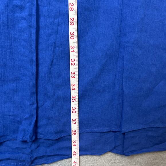 Swimsuits For All Women's Plus Size Swim Cover-Up Royal Blue Size 26/28 NWT - Picture 6 of 10